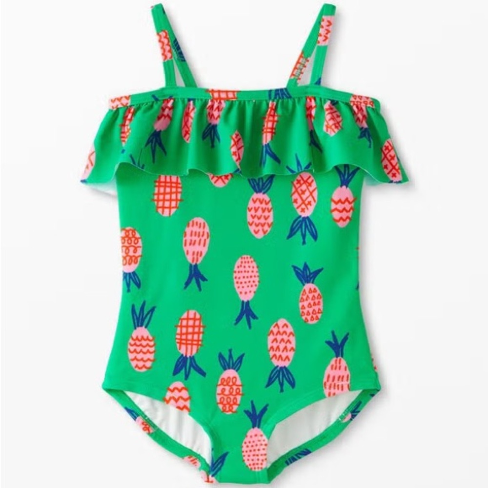 Hanna Andersson Vibrant Swimsuit with Pink Accents